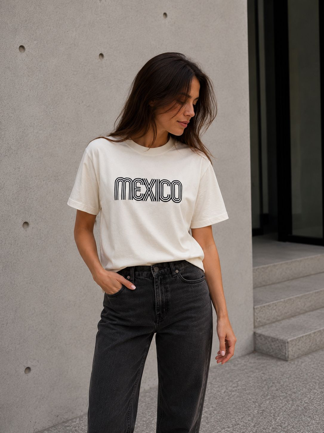 T-Shirt Mujer Hueso
